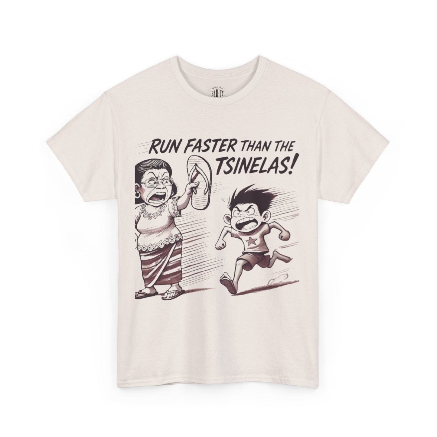 Run Faster Than the Tsinelas T-Shirt - Bad-uy Fits 