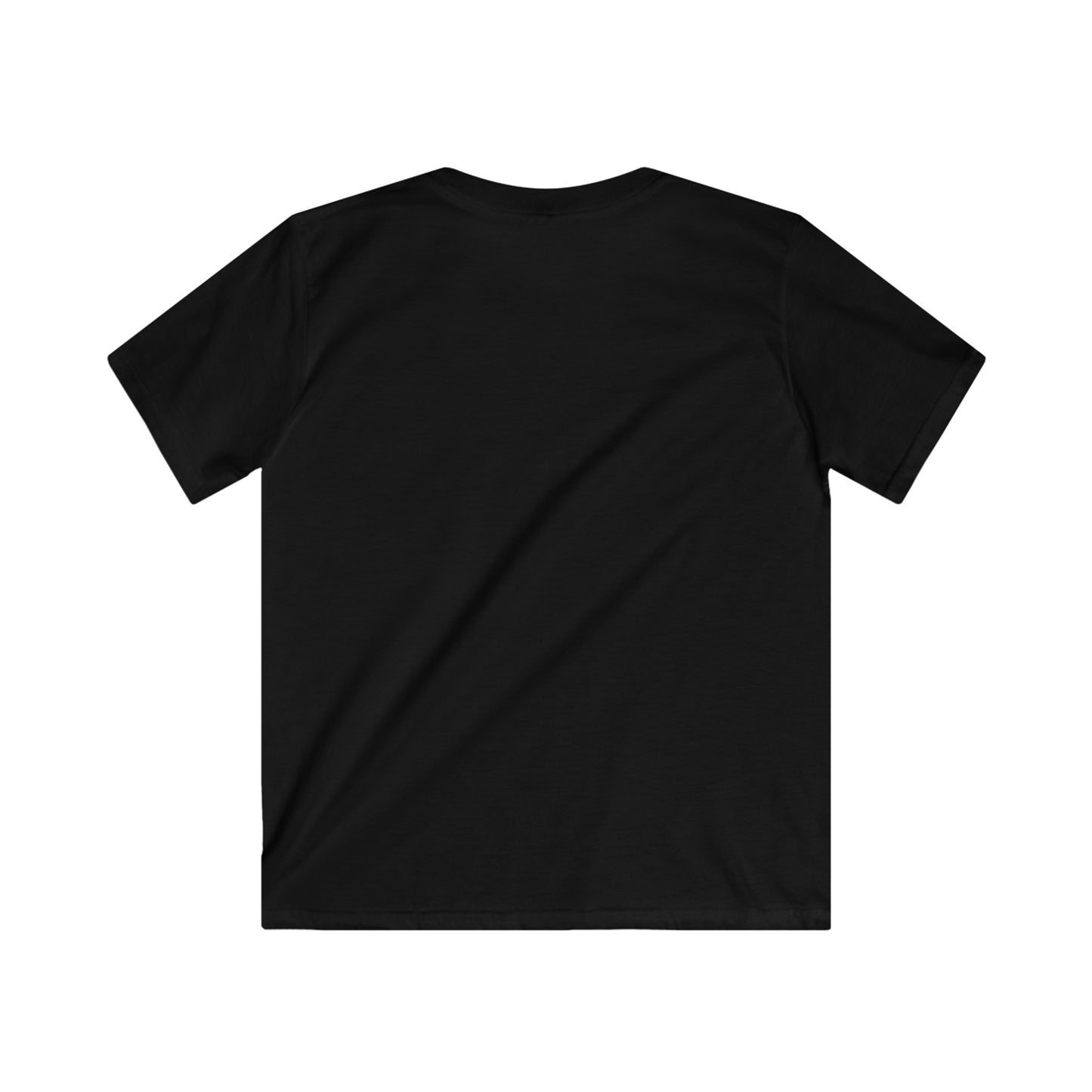 Back of the black 'Ay Nako' kids t-shirt with a plain design and no graphic elements.